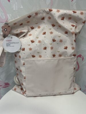 bolsa impermeable floral