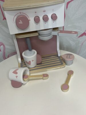 Cafetera juguete madera