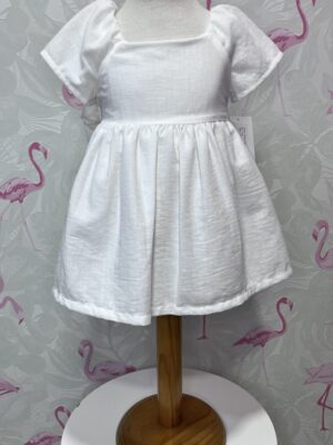 La Mar Salá - Moda Infantil 4 VESTIDO BLANCO LAZADA
