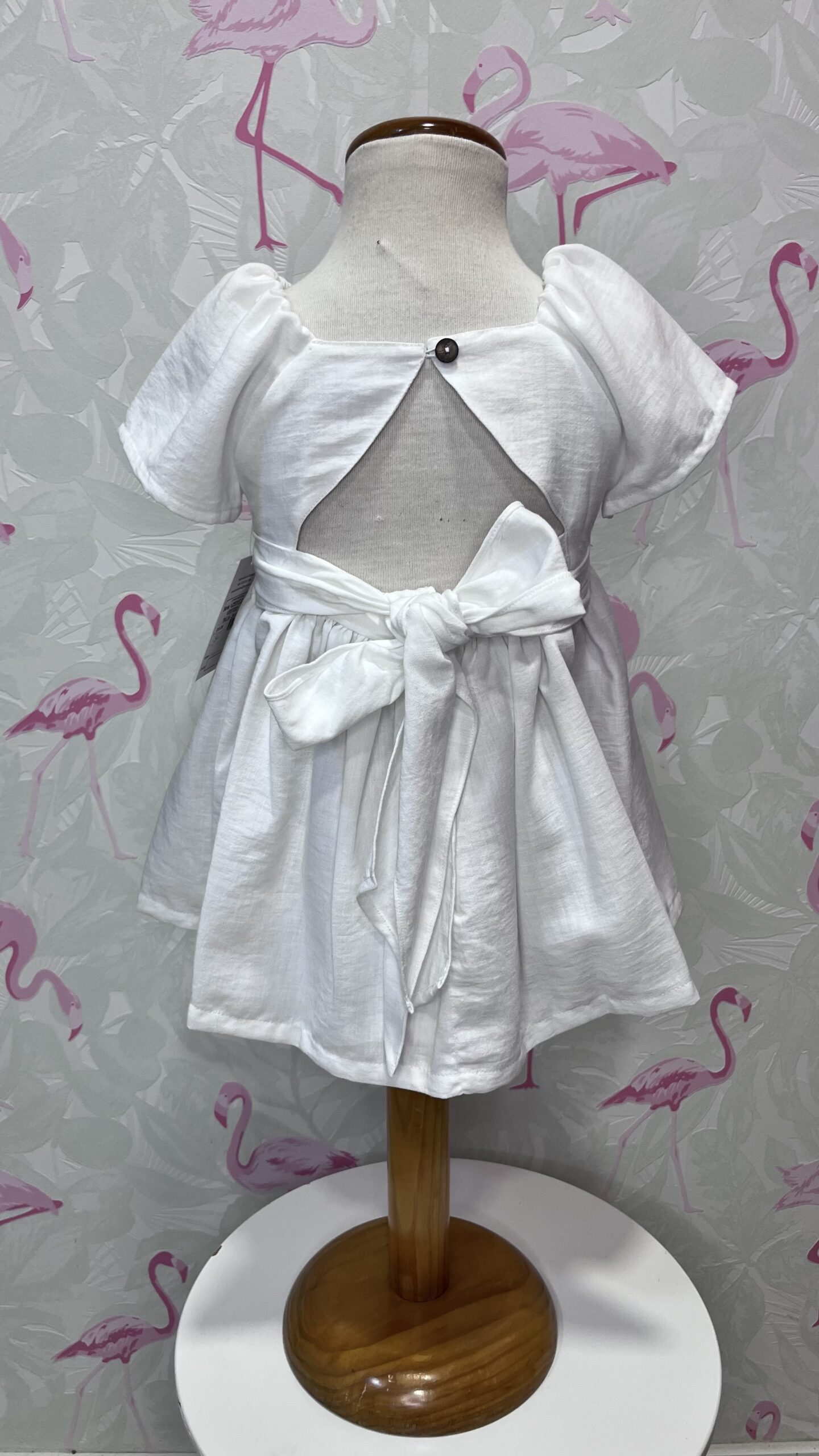 VESTIDO BLANCO LAZADA 2 VESTIDO BLANCO LAZADA - Imagen 2