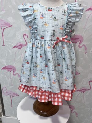 La Mar Salá - Moda Infantil 7 VESTIDO NIÑA BARCO