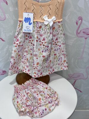 VESTIDO PUNTO FLORES