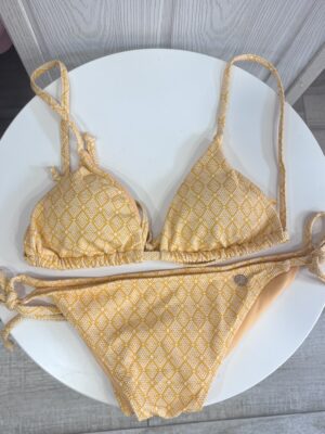 BIKINI MAMA ROMBOS NARANJA