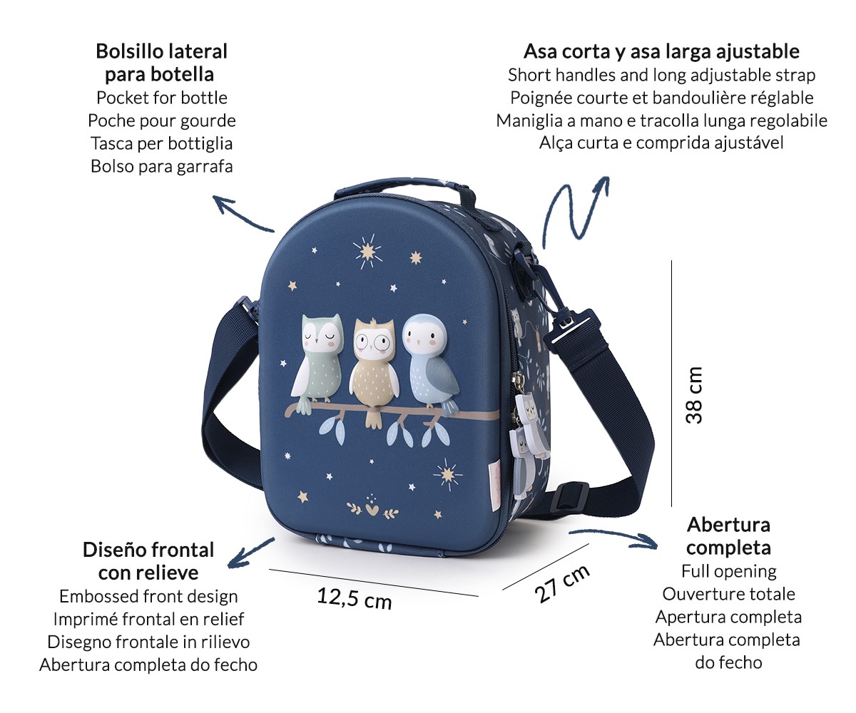 BOLSA MERIENDA TERMICA 3D MAGICAL FOREST 4 BOLSA MERIENDA TERMICA 3D MAGICAL FOREST - Imagen 4