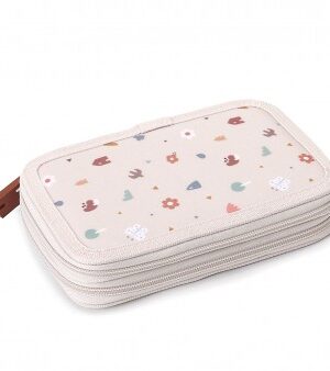 ESTUCHE PLUMIER DOBLE GEOMETRIC NATURE