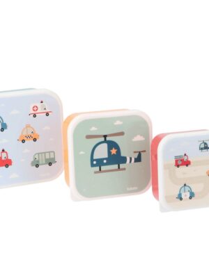 3 CAJAS ALMUERZO CITY CARS