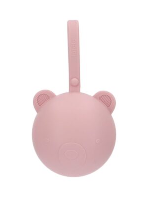 Portachupetes Silicona Bear Pink