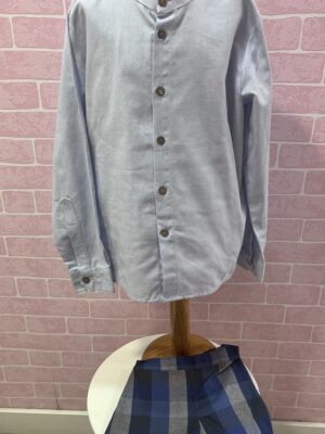 CONJUNTO PANTALON CUADROS MARINO
