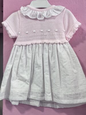 VESTIDO TELA HILO ROSA