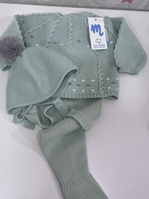 CONJUNTO 3P HILO VERDE AMBROSIA