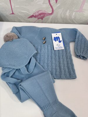 CONJUNTO 3P HILO AZUL