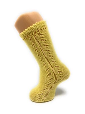 Calcetines amarillo Altos Calados Perlé