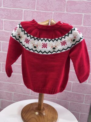 JERSEY NAVIDAD BEBE ROJO