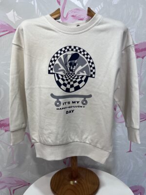 SUDADERA MONOPATIN BEIGE