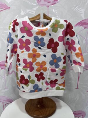 VESTIDO  FLORES BEBE