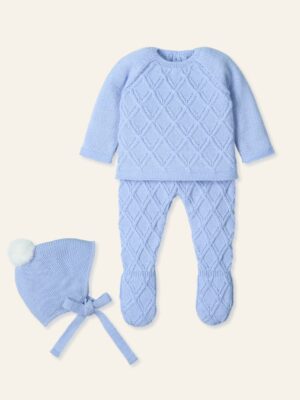 TRAJE 3P CANESU MENGUADO ARANES ( AZUL CIELO