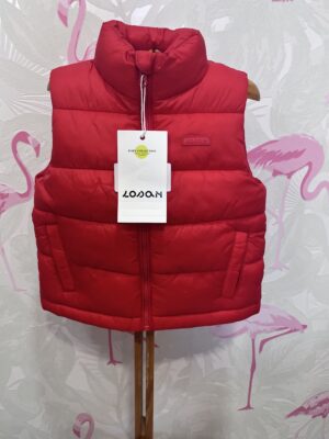 CHALECO BEBE  ROJO