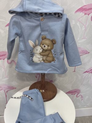 CONJUNTO DE ALGODON OSITO NIÑO