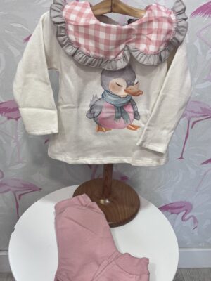 CONJUNTO DE ALGODON PATO