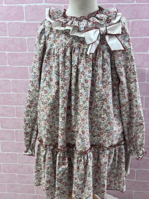 VESTIDO FLORAL  LAZO