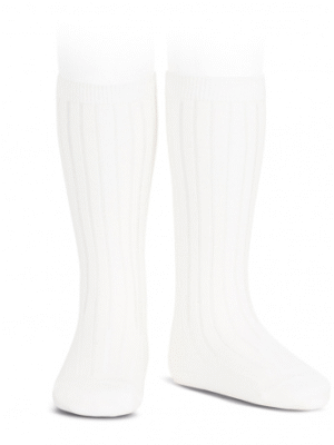 Calcetas Blanco Altos Canalé Cóndor