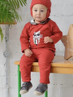 CONJUNTO NIÑO GATITO