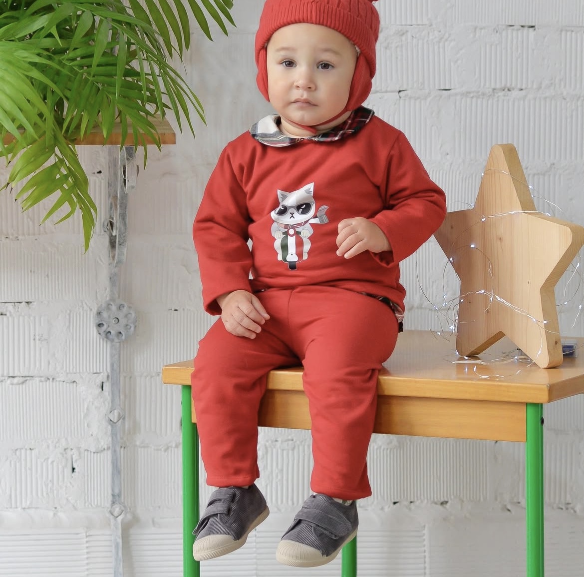 CONJUNTO NIÑO GATITO 1 CONJUNTO NIÑO GATITO