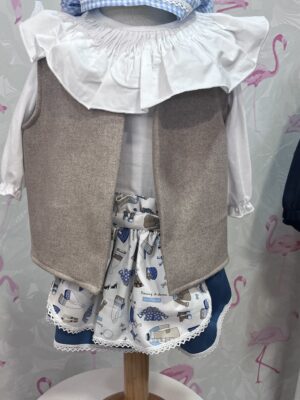 CONJUNTO PASTORCILLA TALLA 4 AÑOS