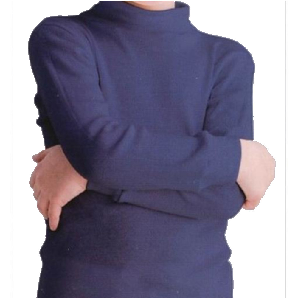 CAMISETA BASICAS CUELLO SEMICISNE MARINO 1 CAMISETA BASICAS CUELLO SEMICISNE MARINO