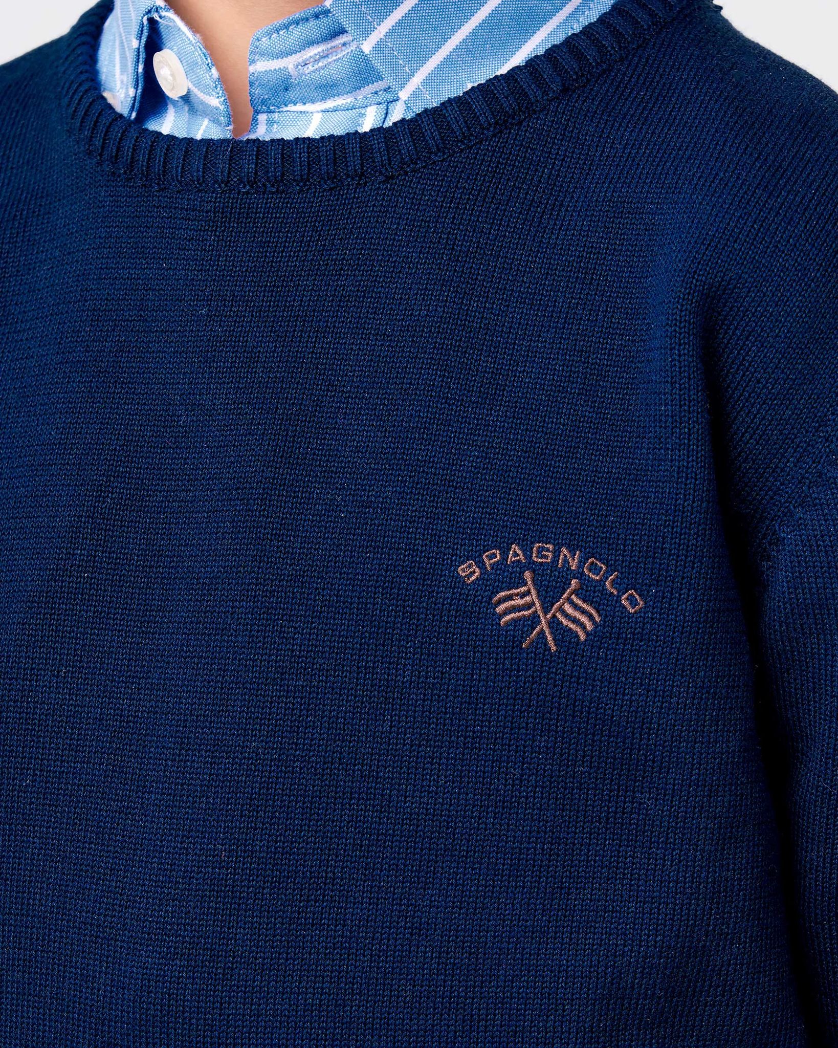 JERSEY CUELLO CAJA AZUL 2 JERSEY CUELLO CAJA AZUL - Imagen 2