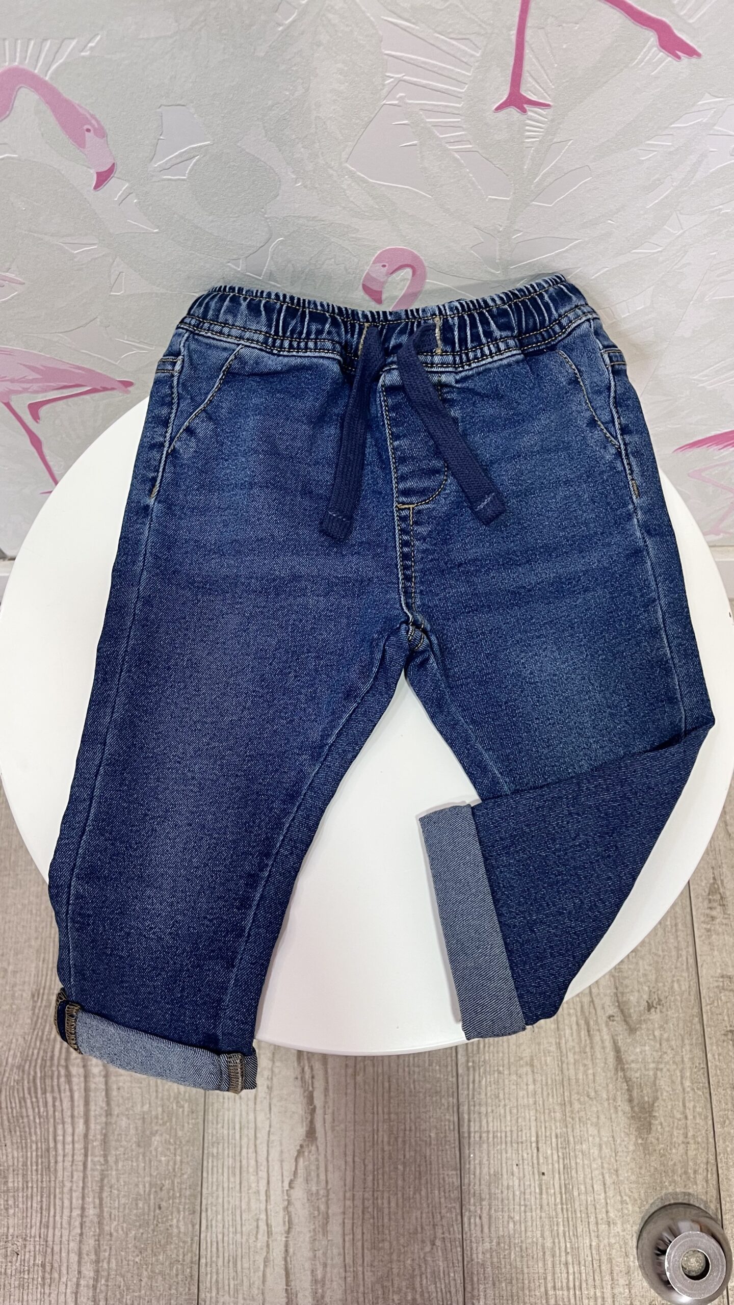 PANTALON VAQUERO CINTURA ELASTICA 1 PANTALON VAQUERO CINTURA ELASTICA