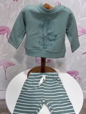 CONJUNTO ALGODON WINNIE THE POOH VERDE AGUA
