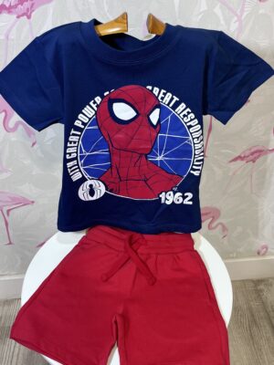 CONJUNTO ALGODON SPIDERMAN