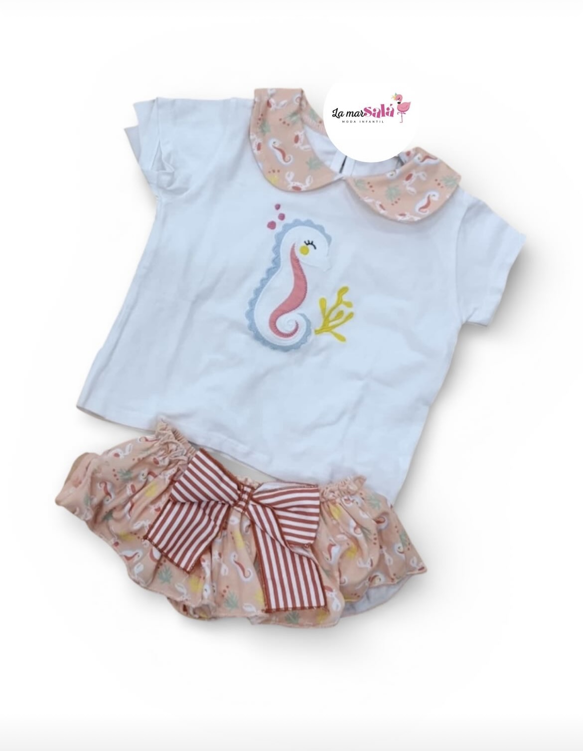 CONJUNTO FALDITA CABALLITO DE MAR 1 CONJUNTO FALDITA CABALLITO DE MAR