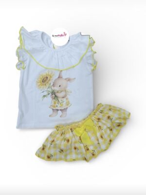 CONJUNTO FALDITA GIRASOL