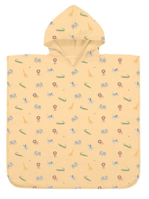La Mar Salá - Moda Infantil 21 Poncho de Playa Wild Animals (Talla M)