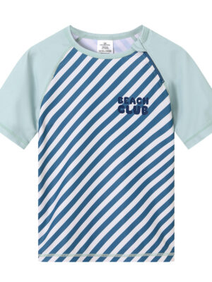 La Mar Salá - Moda Infantil 15 Camiseta Protección Solar Stripes Blues & Beyond