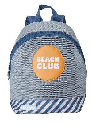 La Mar Salá - Moda Infantil 24 Mochila Infantil Antiarena Stripes Blues & Beyond