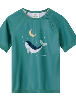 La Mar Salá - Moda Infantil 14 Camiseta Protección Solar Whale Teal