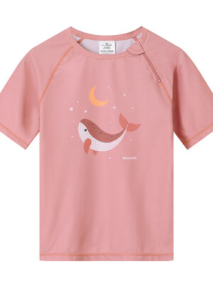 La Mar Salá - Moda Infantil 5 Camiseta Protección Solar Whale Pink