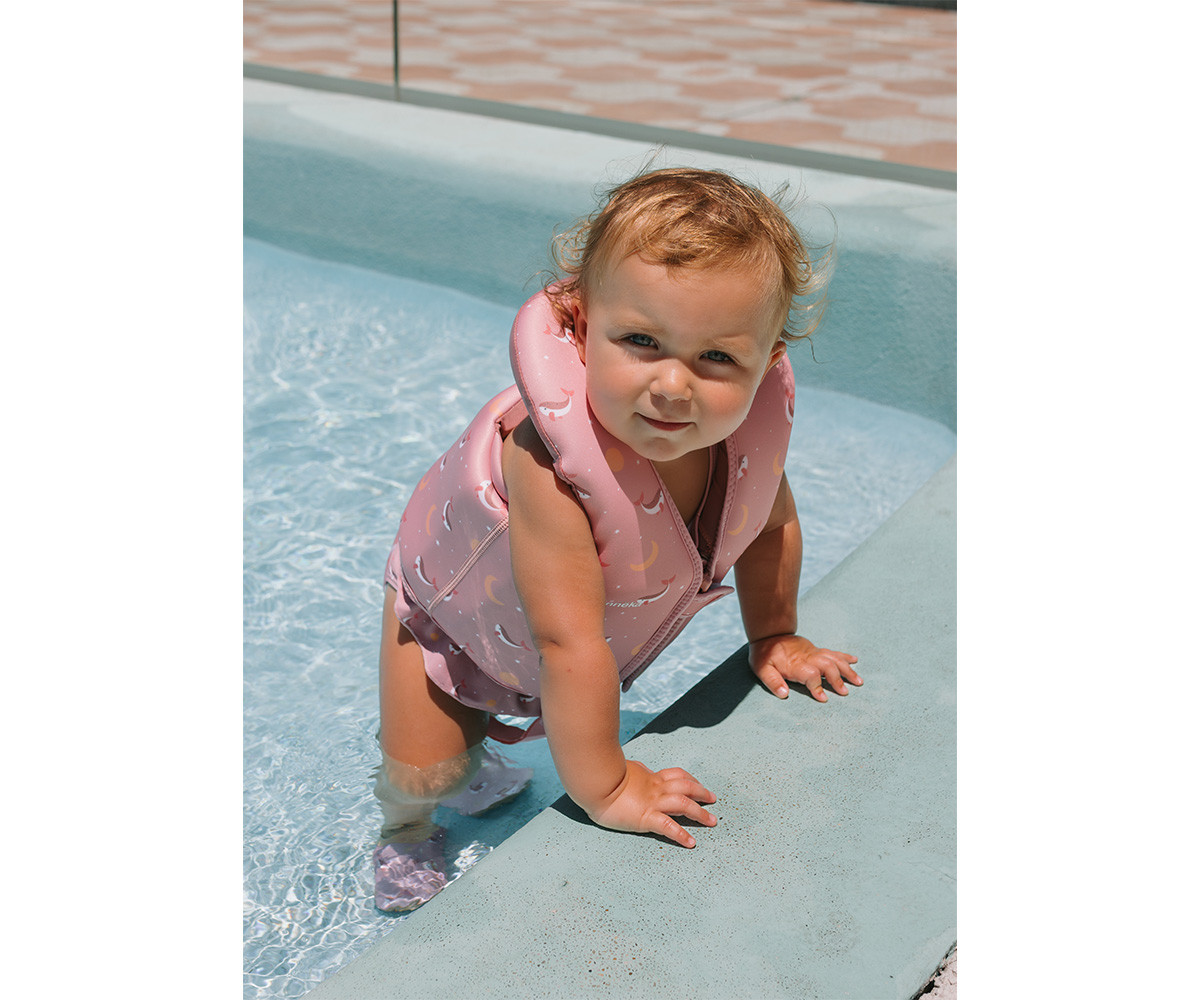 Chaleco Flotador Aprendizaje Whale Pink Talla 1-2 años 3 Chaleco Flotador Aprendizaje Whale Pink Talla 1-2 años - Imagen 3