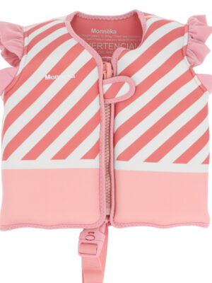 La Mar Salá - Moda Infantil 20 Chaleco Flotador Aprendizaje Stripes Bloom & Blush