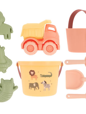 La Mar Salá - Moda Infantil 25 Set de Juguetes de Playa Wild Animals