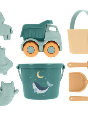 La Mar Salá - Moda Infantil 19 Set de Juguetes de Playa Whale Teal