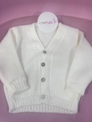 CHAQUETA HILO BOTONES BEIGE