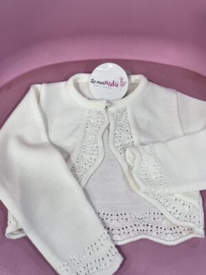 CHAQUETA HILO BEIGE