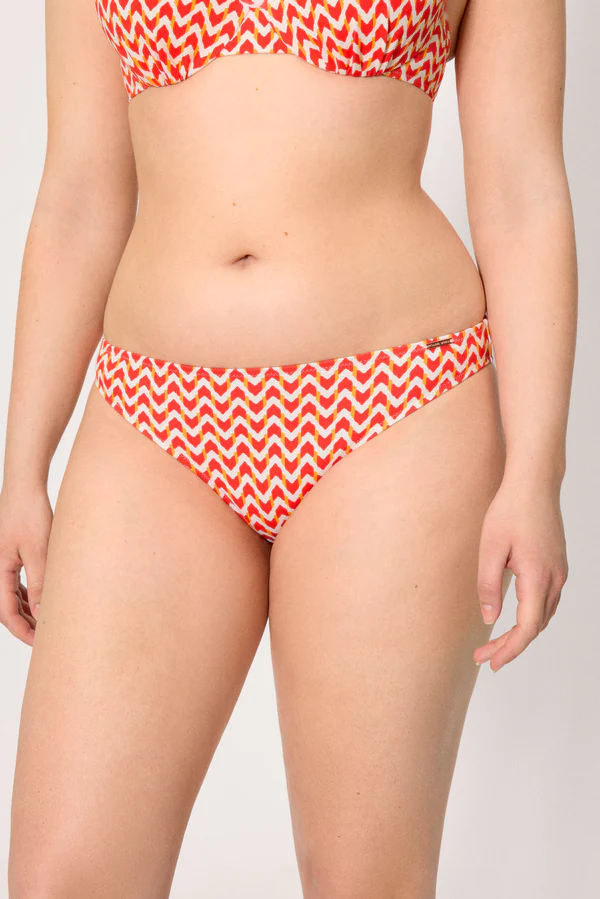 Braga bikini micropiqué estampada coral 1 Braga bikini micropiqué estampada coral
