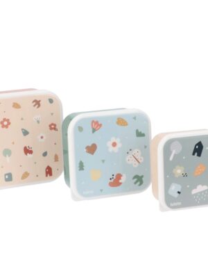 3 Cajas Almuerzo Geometric Nature