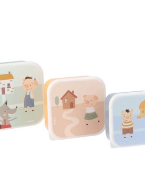 3 Cajas Almuerzo The Three Little Pigs