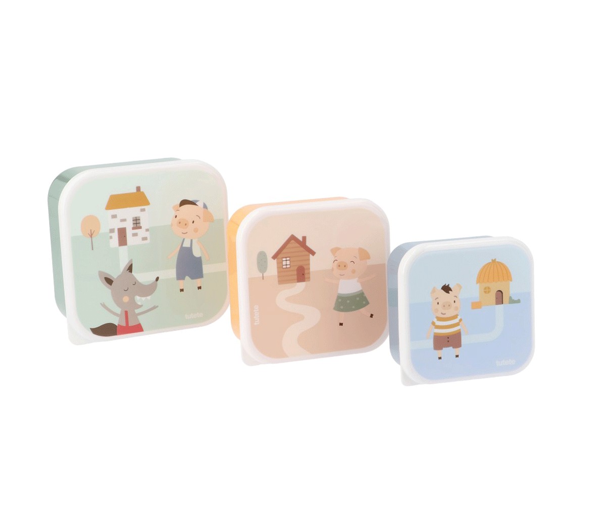 3 Cajas Almuerzo The Three Little Pigs 1 3 Cajas Almuerzo The Three Little Pigs